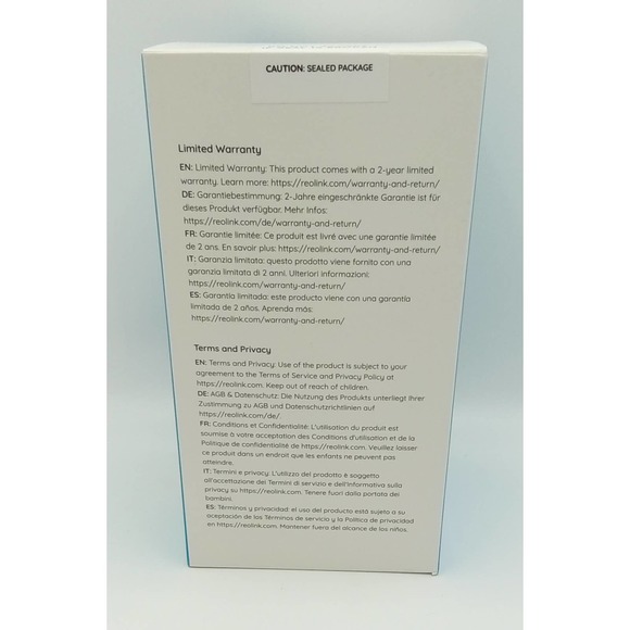 Reolink Indoor Security Camera E1 Pro 4MP HD Wi-Fi Black - Picture 2 of 4